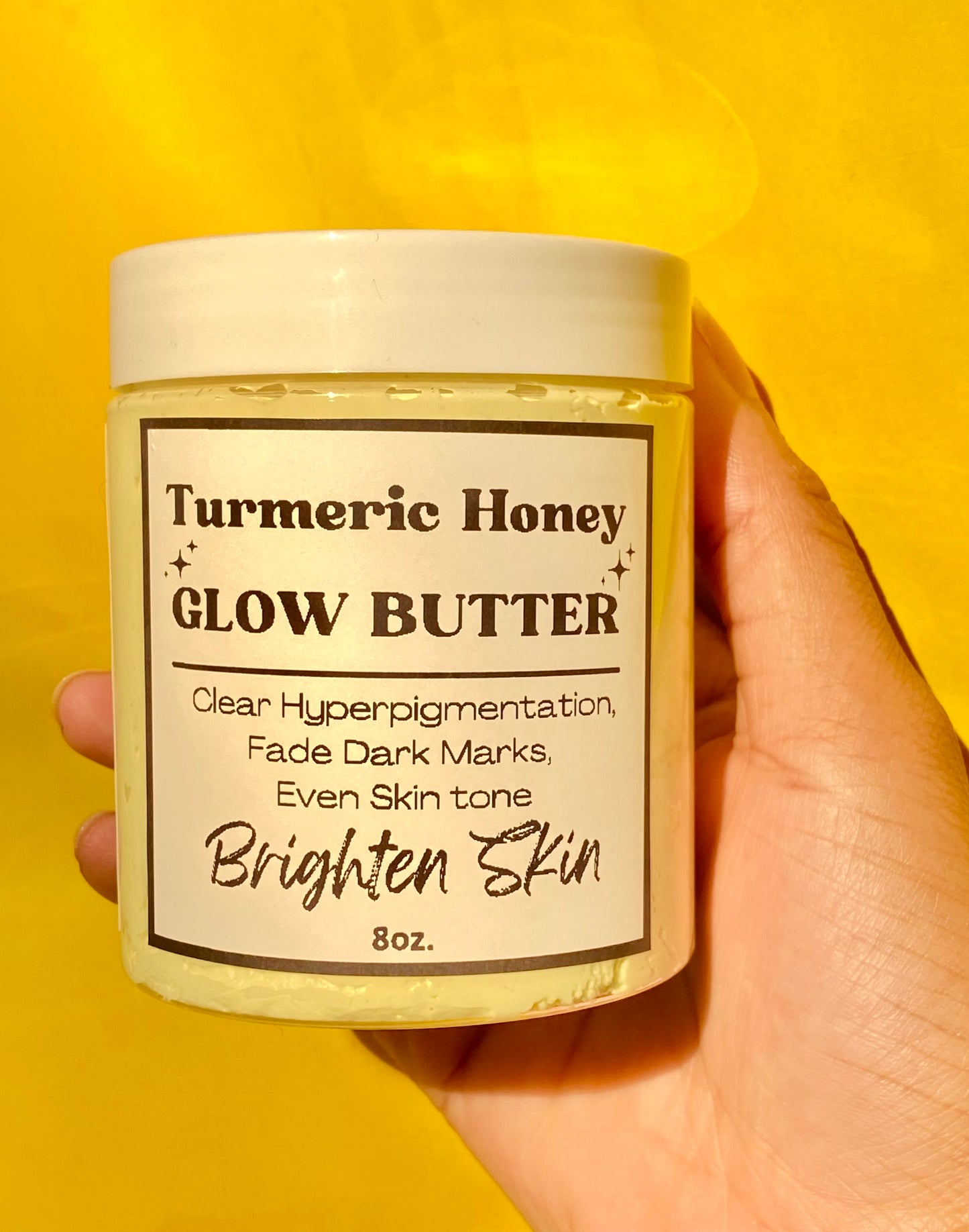 Turmeric Honey Body Butter-Turmeric & Honey Whipped Body Butter – Glow Boosting moisturizer for Clear, Smooth Skin