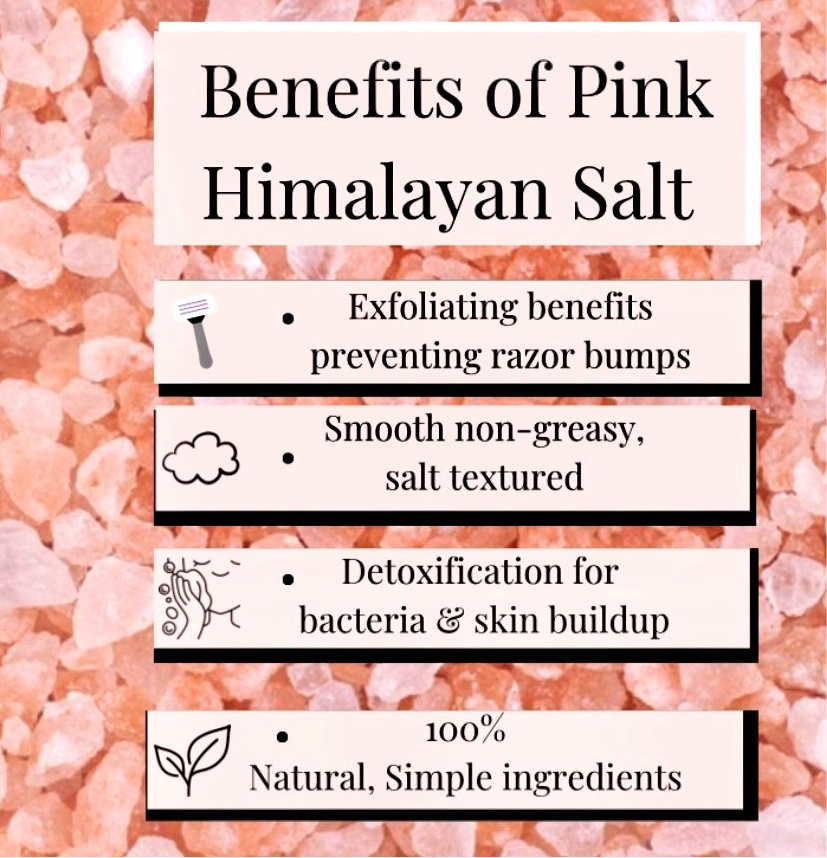 Pink Himalayan Salt Scrub- All-Natural Pink Himalayan Salt Scrub for Radiant, Healthy Skin