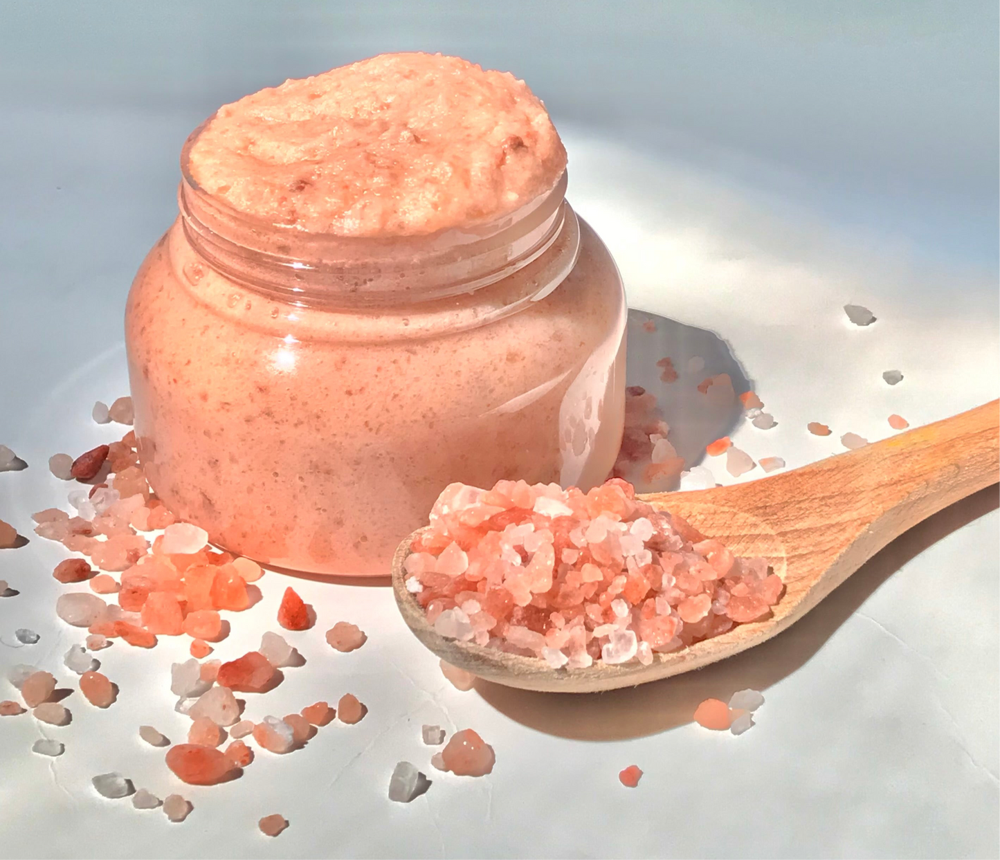 Pink Himalayan Salt Scrub- All-Natural Pink Himalayan Salt Scrub for Radiant, Healthy Skin