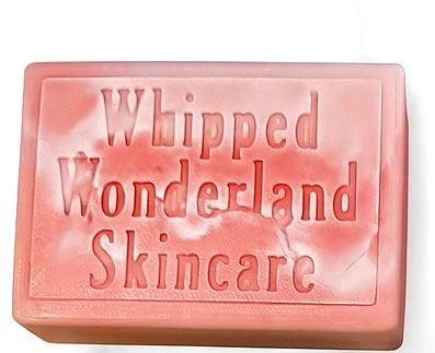 CandyCane Swirl- Candy cane scented goats milk soap, holiday scented skincare