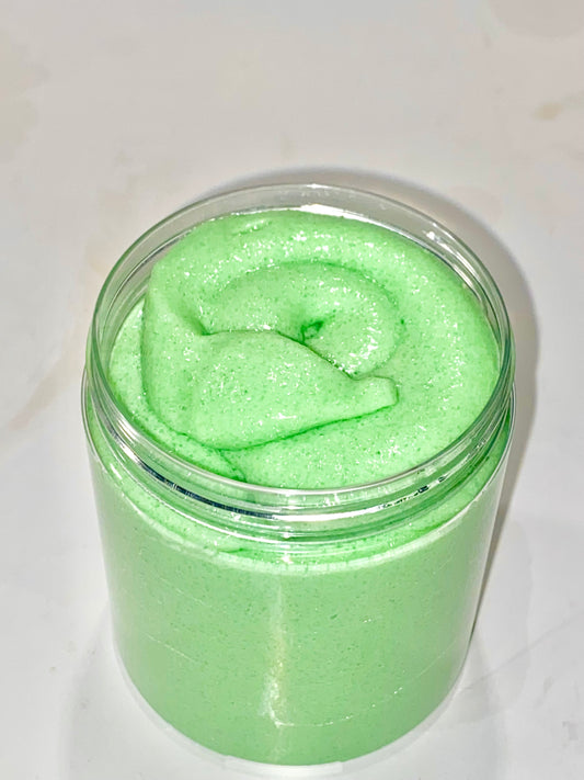 Green Apple Scented Sugar Scrub – Fresh, Fruity Body Polish for Silky, Nourished Skin