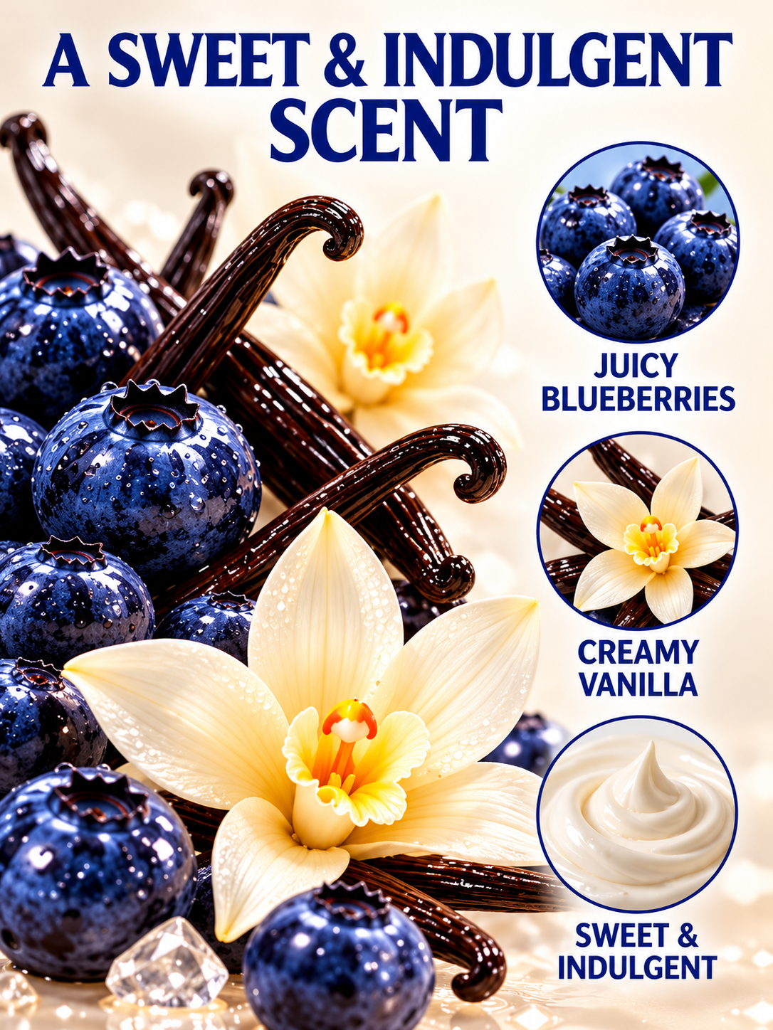 🫐 Blueberry Vanilla Teddy Bear Shimmer Body Oil – Moisturizing Body Glow Oil, Sweet Fruity Vanilla Scent, Radiant Skin Shimmer, 8 oz