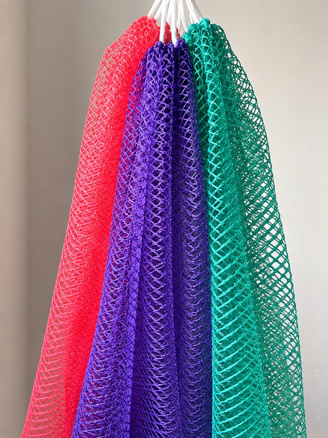 AfricanNet Sponge- Scrubber Bath Loofah Exfoliating Net Sponge for Shower, lathering net sponge