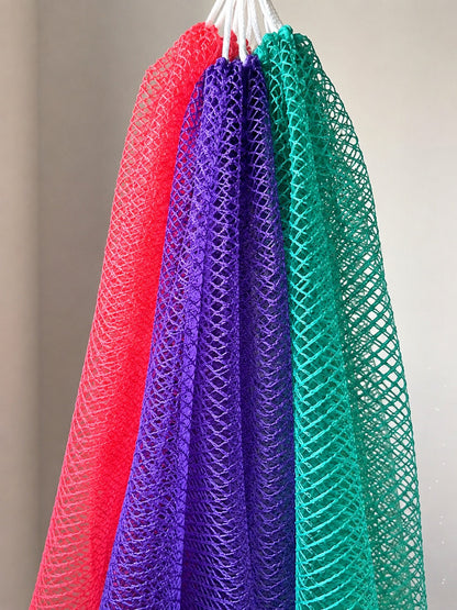 AfricanNet Sponge- Scrubber Bath Loofah Exfoliating Net Sponge for Shower, lathering net sponge