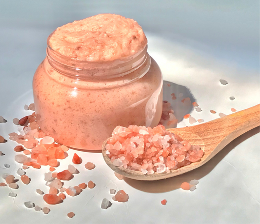 Pink Himalayan Salt Scrub- All-Natural Pink Himalayan Salt Scrub for Radiant, Healthy Skin