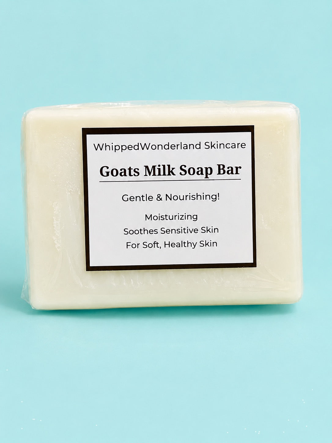 Unscented Goat’s Milk soap- Lathering unscented goat’s milk soap for sensitive skin, dry skin , gentle soap bar for all skin types
