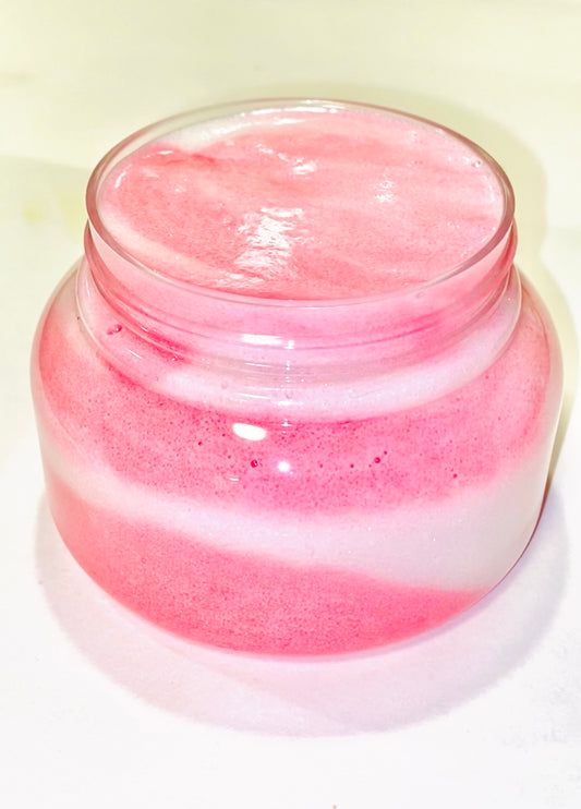 Strawberry Poundcake- Sugar Scrub, Strawberry Poundcake Bodyscrub