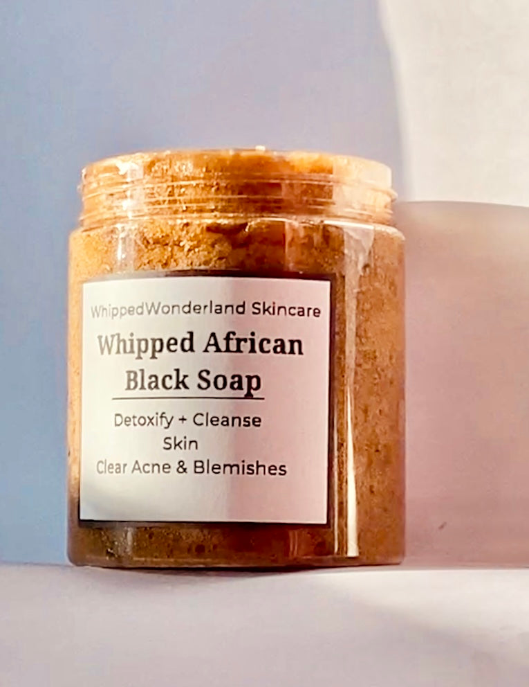 Whipped African Black Soap