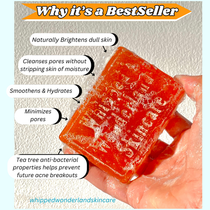 Hello Clear Skin - Turmeric Face soap bar; Hyperpigmentation, Acne, Scarring, Uneven Skin Clearing Soap
