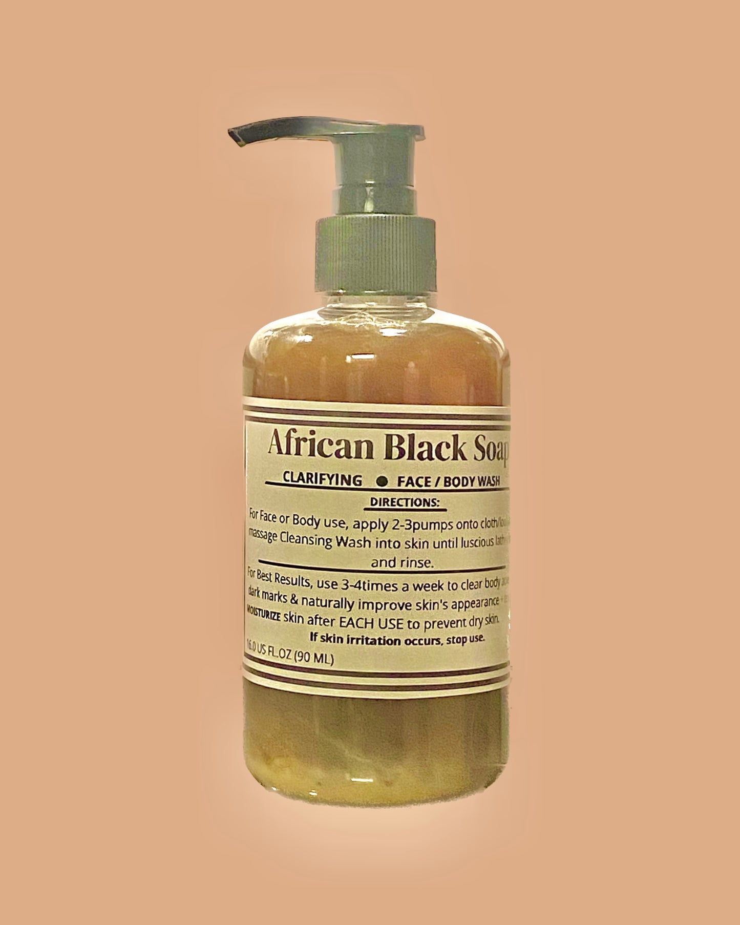 Mini African Black Soap Cleansing Wash