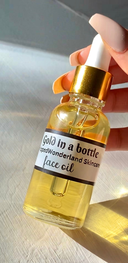 Gold in a bottle - Glowing face serum